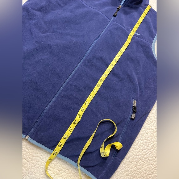 L.L. Bean Blue Fleece Vest Mens XL - Picture 5 of 6